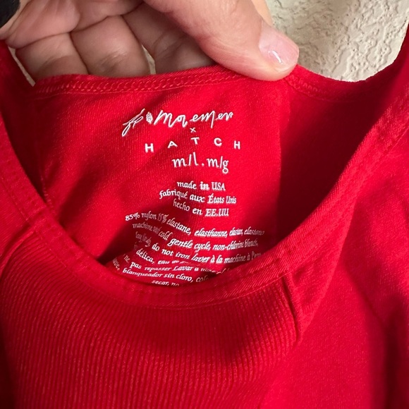 New FP Movement Good Karma Flared Onesie Red M/L - Picture 5 of 6